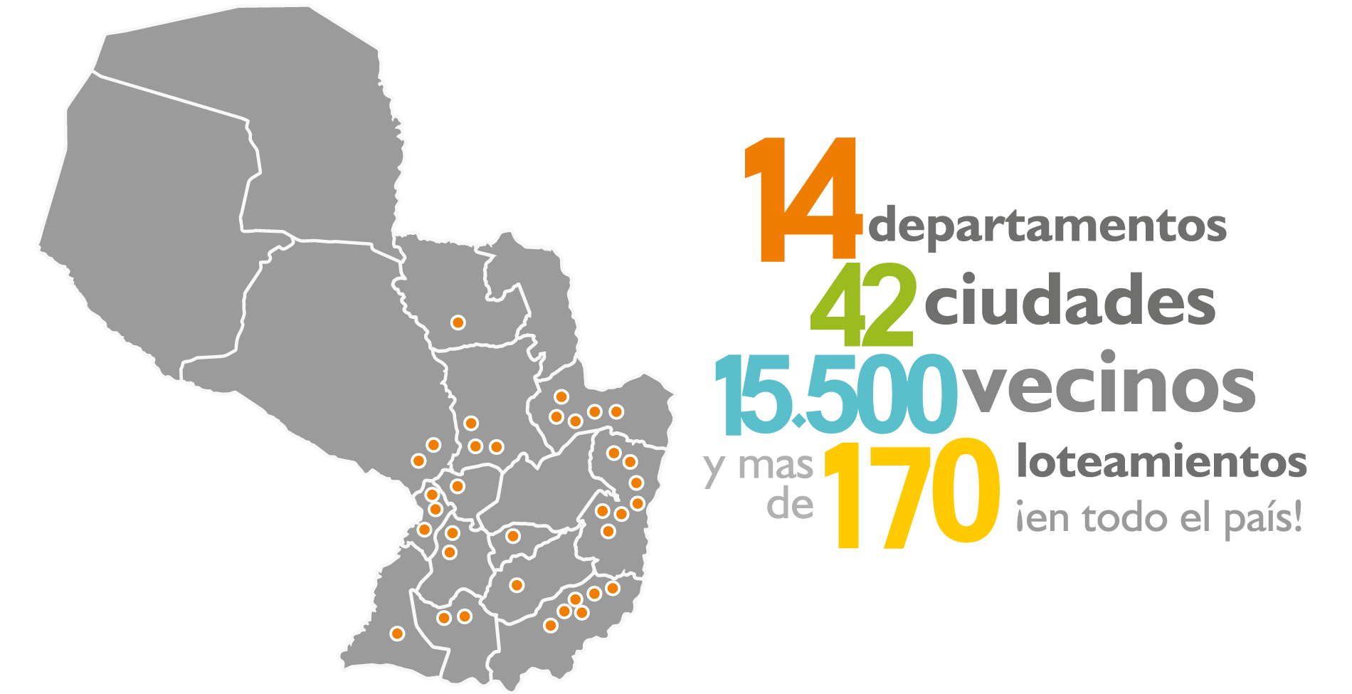Mapa de Paraguay
